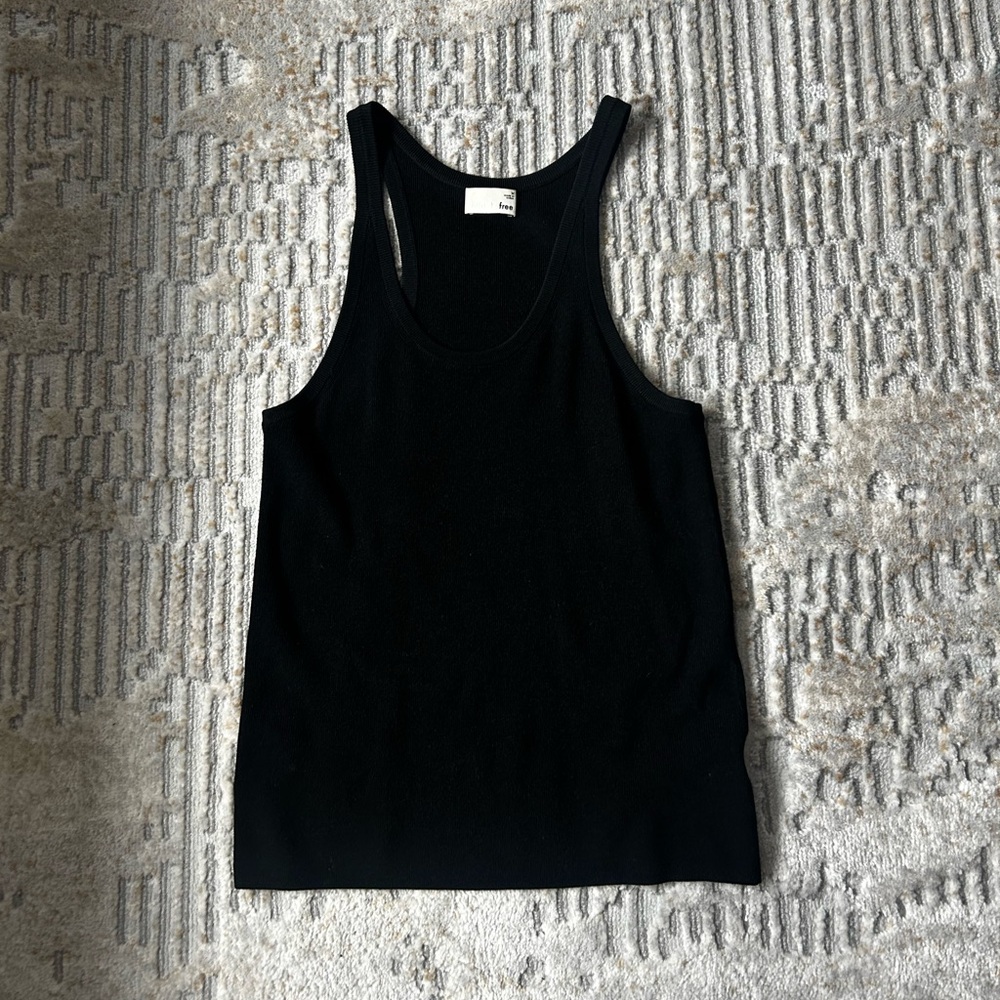 Wilfred Free Black knit Tank Top size medium